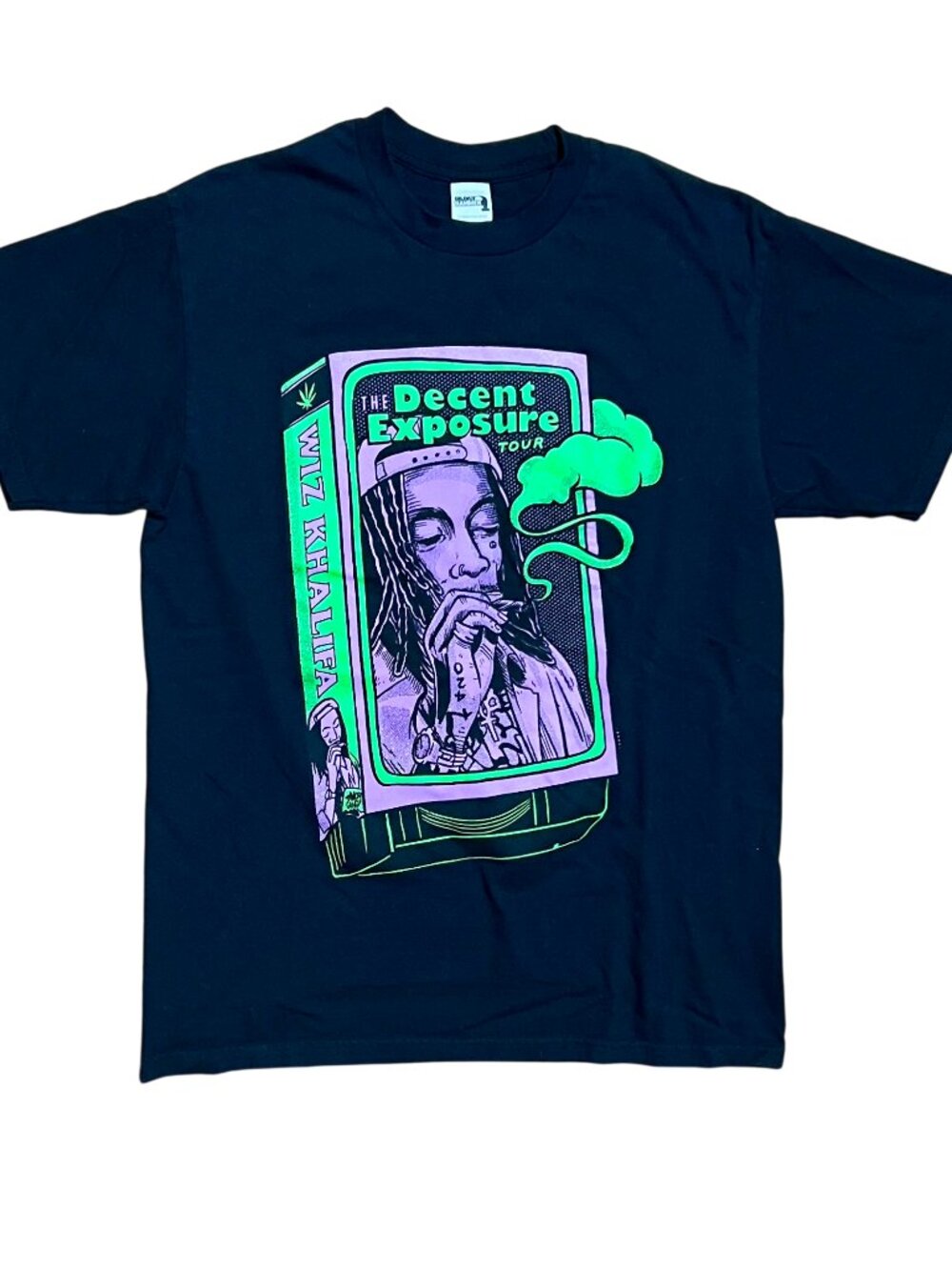 Wiz Khalifa Decent Exposure Tour 2019 Black Hip Hop T-Shirt, Men's Medium
